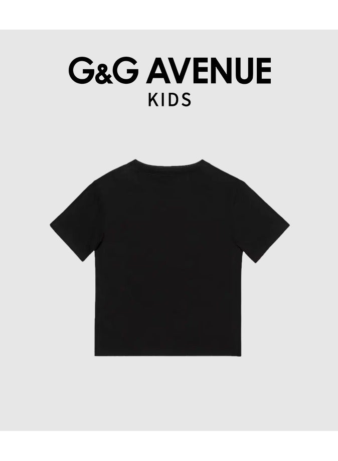 G&G AVENUE Kids T Shirts  Short Sleeve Striped T-Shirt Cotton  Tees for Boys or Girls Size 3-12 Years  - Image 3