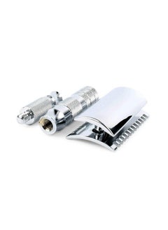 Merkur Merkur-Razor Travel Razor Chrome−Plated Open Tooth Comb Leather Case  - Image 2