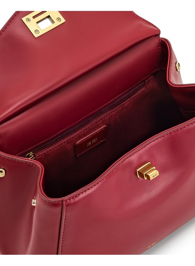 JW PEI JW PEI Women's Lucia Classic Top Handbag - Claret - Image 3