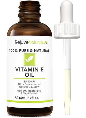 Vitamin E Oil  100 Pure  Natural 85800 IU Repair Dry Damaged Skin from Surgery  Acne Age Spots  Wrinkles Boost Collagen for Moisturized Youthfullooking Skin dalpha tocopherol 2 Fl Oz