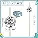 Vesici 100 Pcs Disco Ball Straws 70s Glittery Silver Ball Paper Straws Wedding Birthday Party Disposable Disco Decorations for 70s Retro Theme Bachelorette Party Supplies 024 x 776 Inches - Image 4