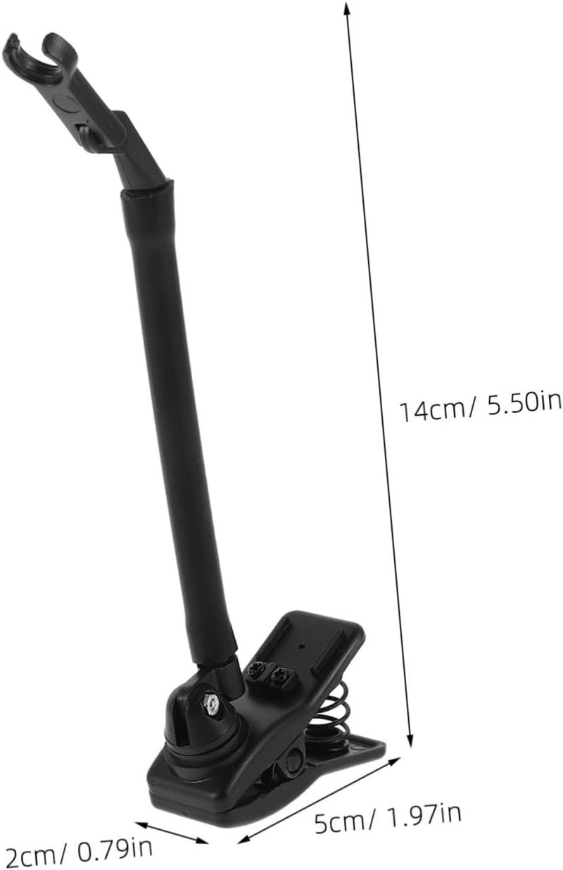 TOYANDONA Adjustable Saxophone Microphone Clip for Stand Lightweight and Shockproof Instrument Mic Holder for Stage Performances - Image 1
