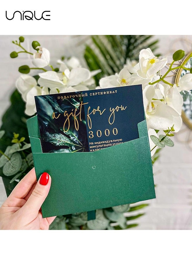 Unique 24Pcs Envelopes，Vintage Kraft Pearlescent Paper Envelopes with Colored Bow Tie Ribbons for Handmade Invitations, Wedding or Festival Cards, Thickened Large (12 Colour)  - Image 4