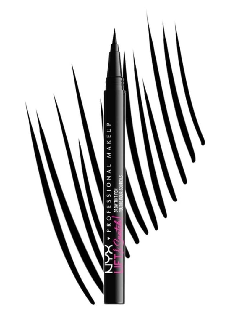 NYX PROFESSIONAL MAKEUP Lift & Snatch Eyebrow Tint Pen, Black 10 Black - Image 1