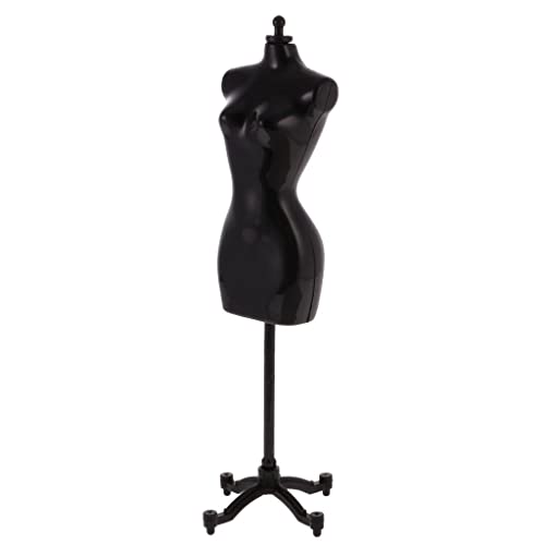 ATORSE Display Holder Dress Clothes Mannequin Model Stand for Dolls Black - Image 3
