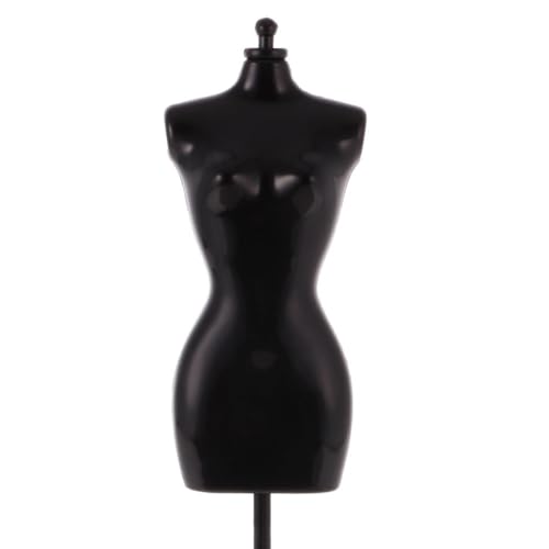 ATORSE Display Holder Dress Clothes Mannequin Model Stand for Dolls Black - Image 5