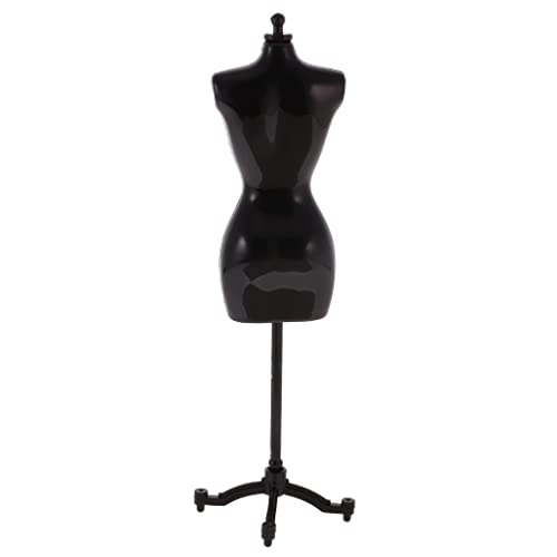 ATORSE Display Holder Dress Clothes Mannequin Model Stand for Dolls Black - Image 4