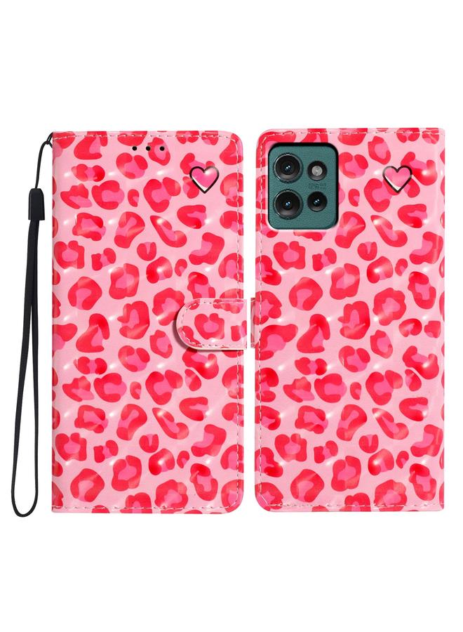 اس-توب جراب جلدي لهاتف موتورولا إيدج 50 بنمط ثلاثي الأبعاد - Image 1