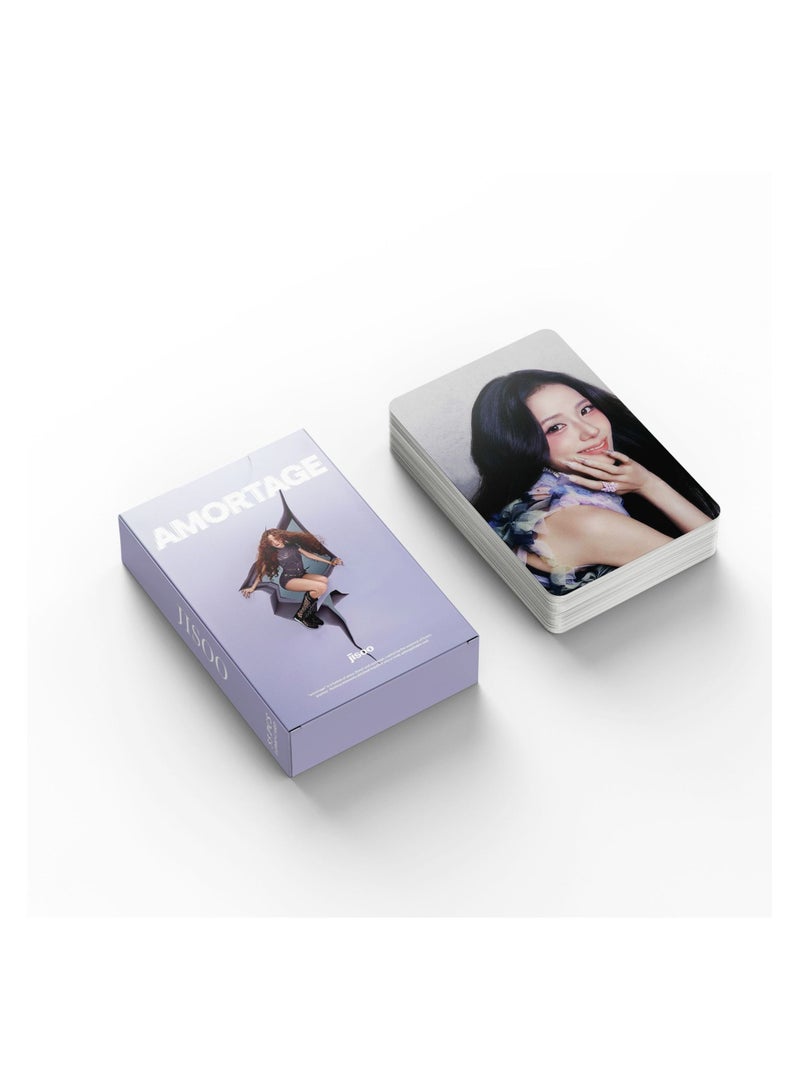 NIBEMINENT 55 Pcs Kpop BLACKPINK - JISOO AMORTAGE Lomo Cards Card For Fans Collection Gifts - Image 2