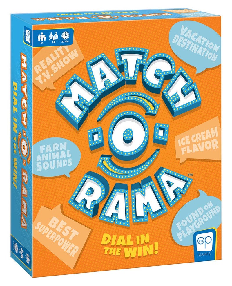 USAOPOLY MatchORama Family Board Game PressYourLuck Matching Game Fun for All Ages 48 Players Ages 8 - Image 2