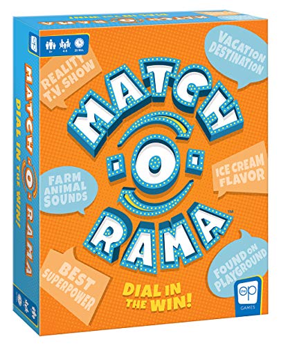 USAOPOLY MatchORama Family Board Game PressYourLuck Matching Game Fun for All Ages 48 Players Ages 8 - Image 1
