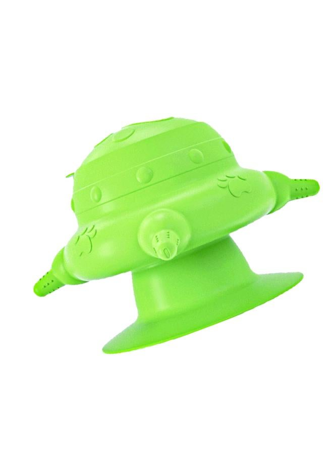 Puppy Nipple Feeder 4 Nipples High Efficiency Large Capacity Leakage Proof Silicone Kitten Feeder Station for Small Pets Green