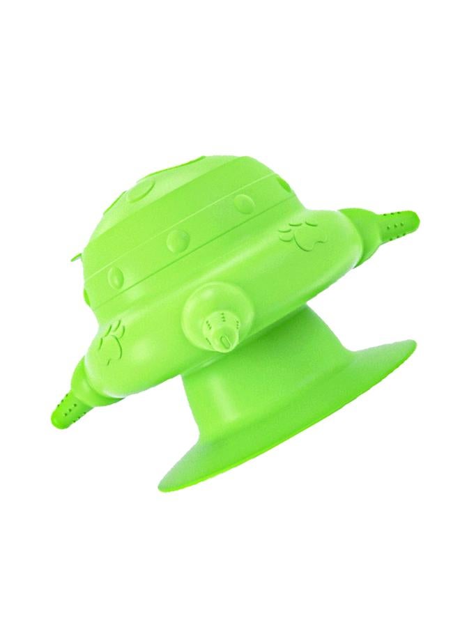 Puppy Nipple Feeder 4 Nipples High Efficiency Large Capacity Leakage Proof Silicone Kitten Feeder Station for Small Pets Green