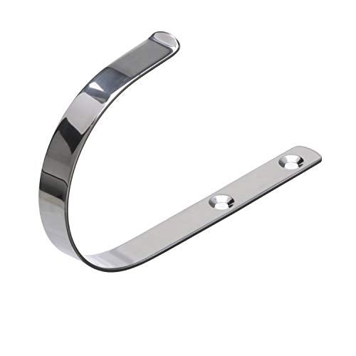 Seachoice Ring Buoy Bracket, Polished 304 Stainless Steel, 4 in. Opening - Image 1
