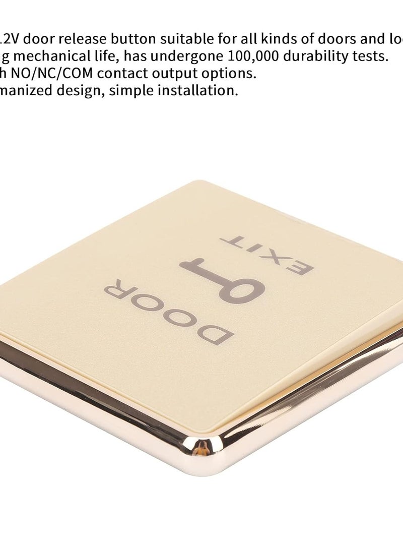 ZOPSK ABS Plastic Painted Door Opener Push Button Humanized Design Practical Exit Button Switch for Opening Building Doors Multi-style and Use Design - Image 5