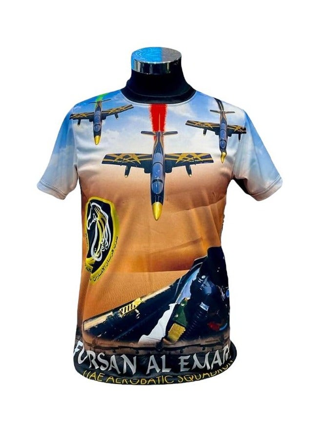 Fighter Gifts MB-339 Al Fursan Polyester T Shirt 