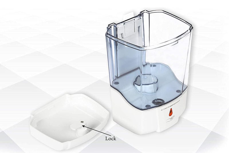 Grob ESense PRO Wall Mount Auto TouchFree Liquid Dispenser 700ml Liquid Soap Dispenser for Hospital Hotel Office Home Dual Liquid Gel Dispenser with Infrared Motion Sensor Smart Living Products - Image 4