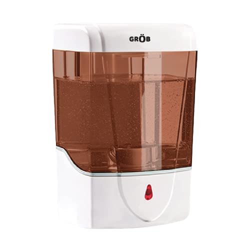 Grob ESense PRO Wall Mount Auto TouchFree Liquid Dispenser 700ml Liquid Soap Dispenser for Hospital Hotel Office Home Dual Liquid Gel Dispenser with Infrared Motion Sensor Smart Living Products - Image 1