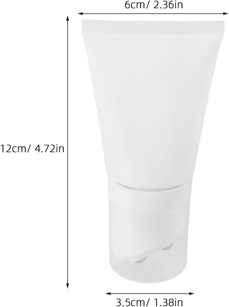 Massage Oil Roller Bottles 50Ml Set with 5 Roller Caps Refillable Slimming Cream Tubes for Facial Massage and Travel Skincare - Image 2
