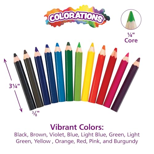 Colorations STUBPEN Stubby Chubby Colored Pencils for Kids - Set of 48 - Image 4
