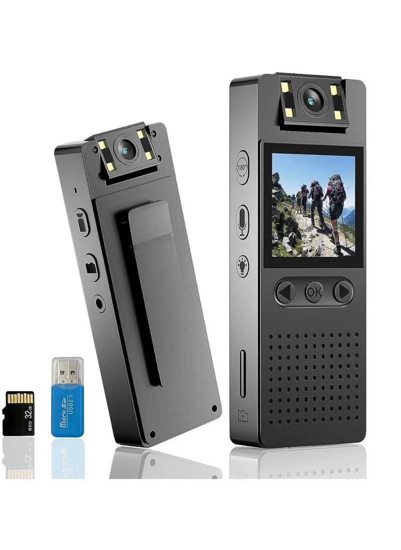 Generic Night Vision 1080P FULL HD Recorder Meeting Sport Portable Mini Body Camera With LCD Screen  - Image 1