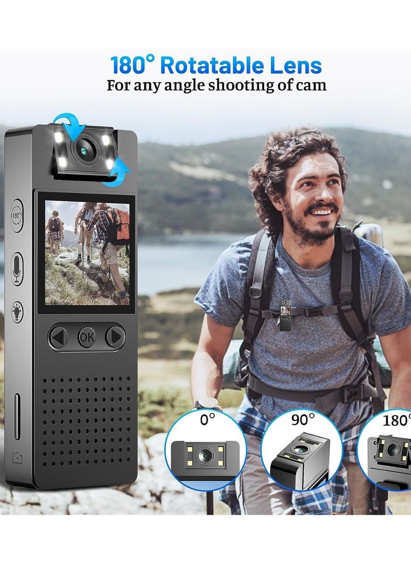 Generic Night Vision 1080P FULL HD Recorder Meeting Sport Portable Mini Body Camera With LCD Screen  - Image 2