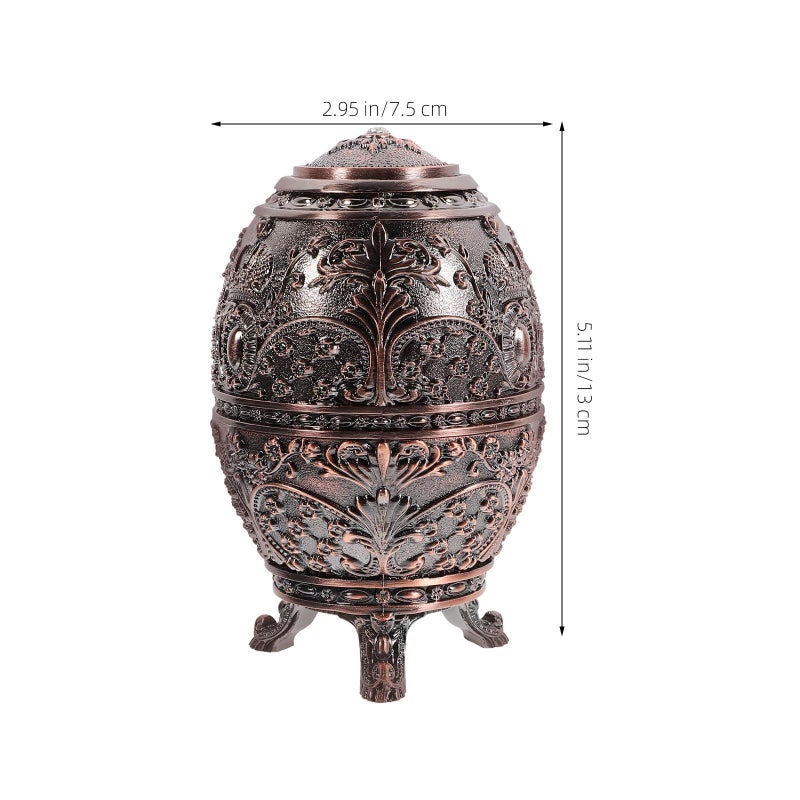 Vintage Copper Toothpick Holder Box Portable Desktop Storage for Home Kitchen - Image 3