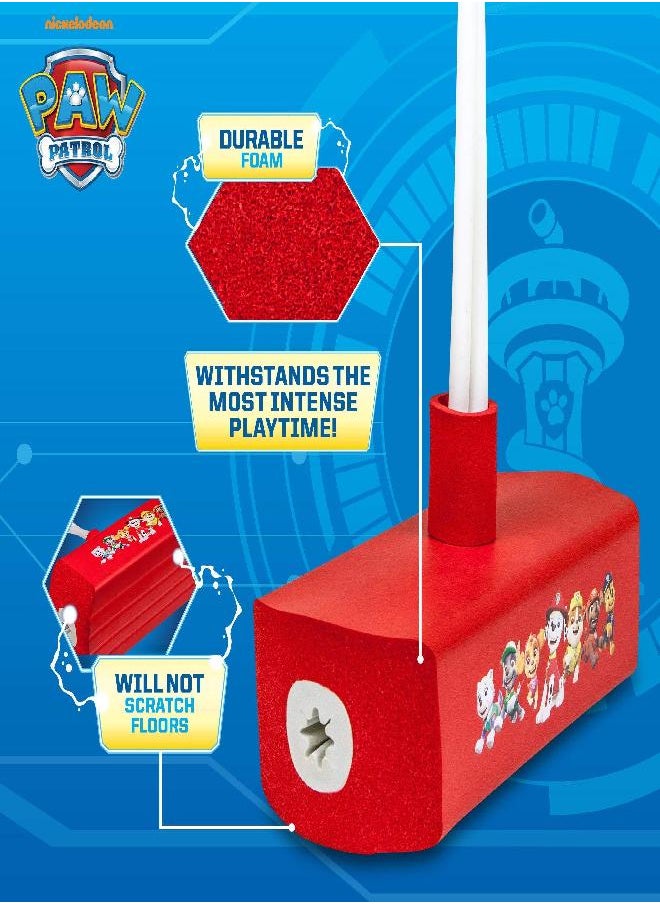 Flybar - Flybar My First Foam Pogo Jumper for Kids Fun and Safe Pogo Stick for Toddlers, Durable Foam and Bungee Jumper for Ages 3 and up, Supports up to 250lbs (Red Paw Patrol Marshall) - Image 1