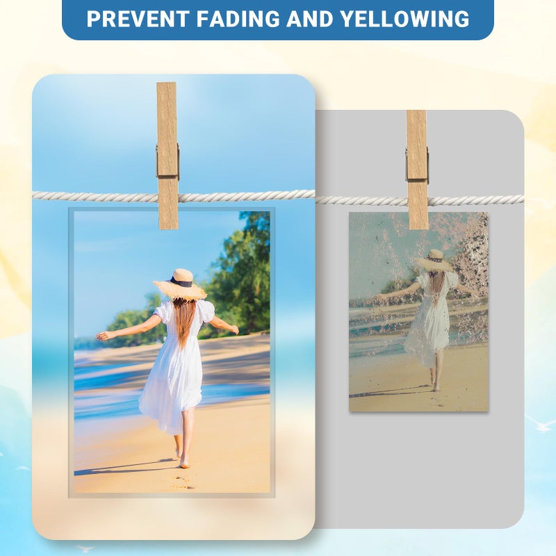Zofly 4x6 Photo Sleeves (100 Pack) â€“ Top Loading Sheet Protectors, Archival Safe & Waterproof Plastic Photocard Sleeve, Soft Clear Sleeves for Photos, Postcards, Recipe Cards - Image 5