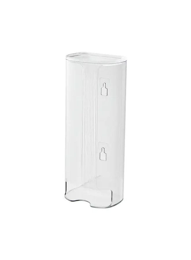 Wall Mounted Cabinet Storage Box With Clear Doors Transparent Plastic Multi Tier Organizer With Hanging Shelves And Top Bottom Storage For Bras Socks Underwear Space Saving Modern Wardrobe Organizer Easy Installation No Drilling Required For Bedroom Bathroom Dressing Room Closet Drawers Clothes Storage And Organization - Image 4