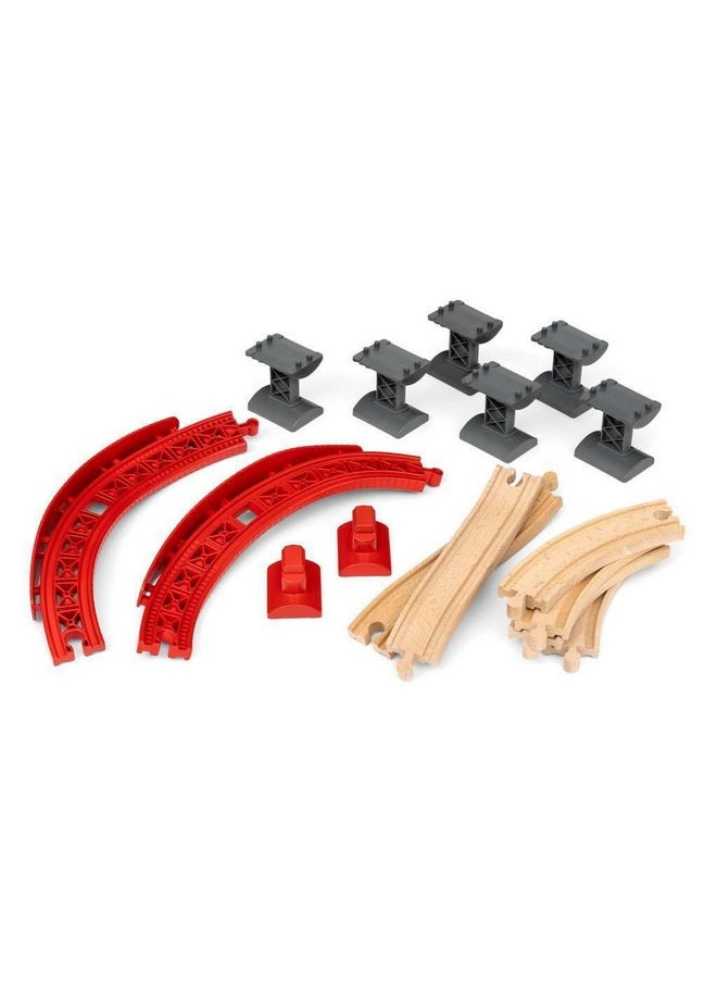 Brio BRIO Ascending Curves Track Pack - Expertly Crafted Railway Expansion | FSC-Certified Beech Wood | Enhances Motor Skills | Perfect for Kids Aged 3+  - Image 3