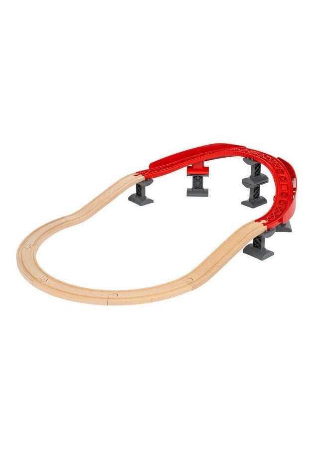 Brio BRIO Ascending Curves Track Pack - Expertly Crafted Railway Expansion | FSC-Certified Beech Wood | Enhances Motor Skills | Perfect for Kids Aged 3+  - Image 5