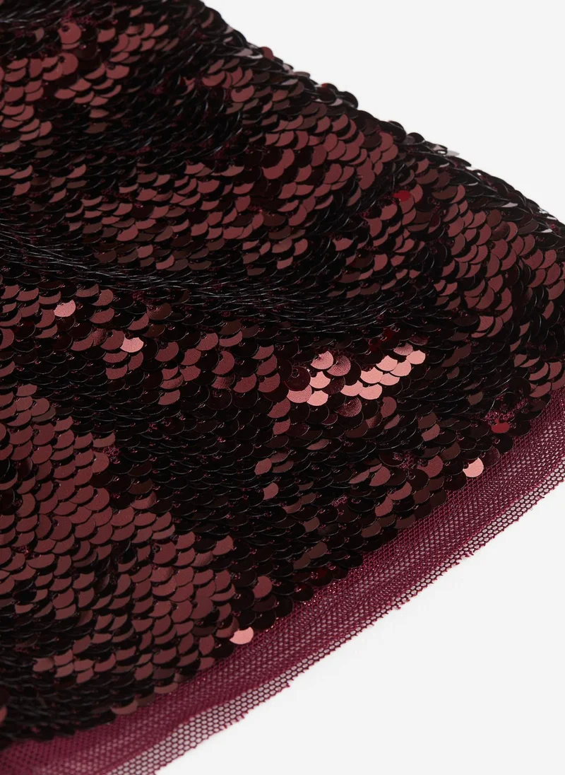 اتش اند ام Sequined Mini Skirt