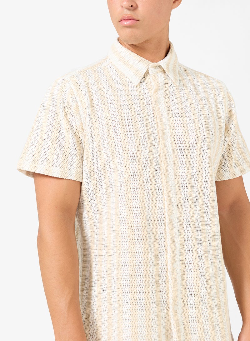 سفنتي فايف قميص كلاسيكي بقصة عادية - Image 3