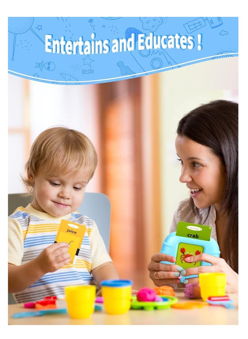ELTRAZONE Talking Flash Cards Learning Toys for 2 3 4 5 6 Year Old Boys Girls, Autism Sensory Toys for Autistic Children with 224 Words, Preschool Montessori Toys and Birthday Gift for Kids Ages 2-6  - Image 5