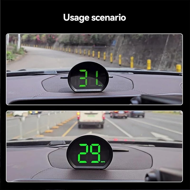 GPS Speedometer HUD with White Green Light Display for Car Truck Bus E Scooter - Image 5