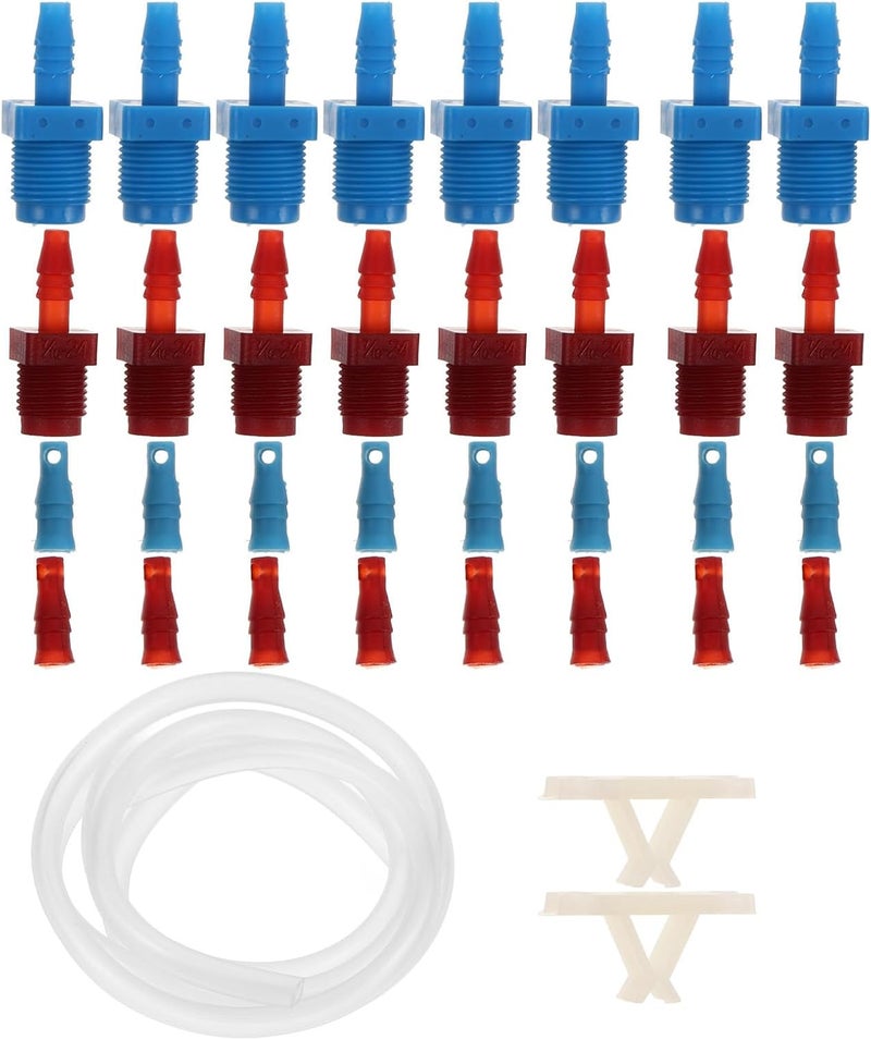Master Cylinder Bleeder Kit for Brake System Bleeding Tools with Hose Clip and Threaded Fittings, Plastic Material, Precise Control, Enhances Work Efficiency, for Industrial - Image 1