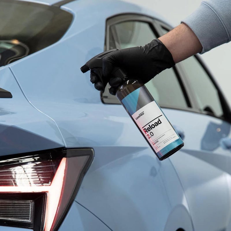 CARPRO Reload 2.0 Spray Sealant, Silica + Siloxane Ceramic Spray for Ceramic Coating, Super Hydrophobic, Self-Cleaning: Improved Gloss, Slickness, Water Spot & Chemical Resistance - Liter (34oz) - Image 5