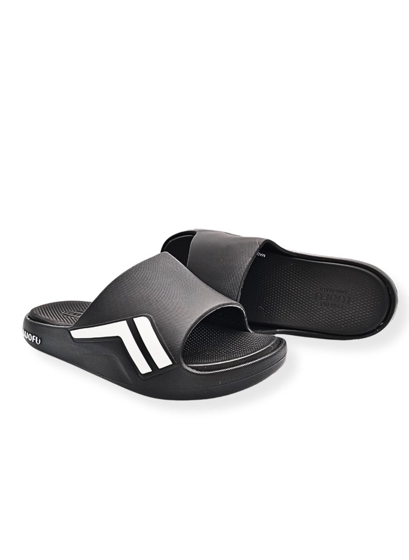 LUOFU Luofu Men’s Comfortable Slide Slippers – EVA Non-Slip Waterproof Casual Footwear – Ideal for Everyday, Outdoor, and Shower Use – Lightweight, Soft Sole Sandals  - Image 5