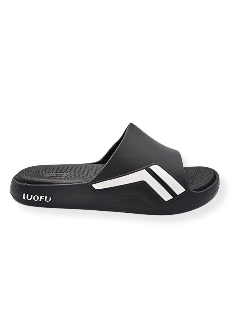 LUOFU Luofu Men’s Comfortable Slide Slippers – EVA Non-Slip Waterproof Casual Footwear – Ideal for Everyday, Outdoor, and Shower Use – Lightweight, Soft Sole Sandals  - Image 3