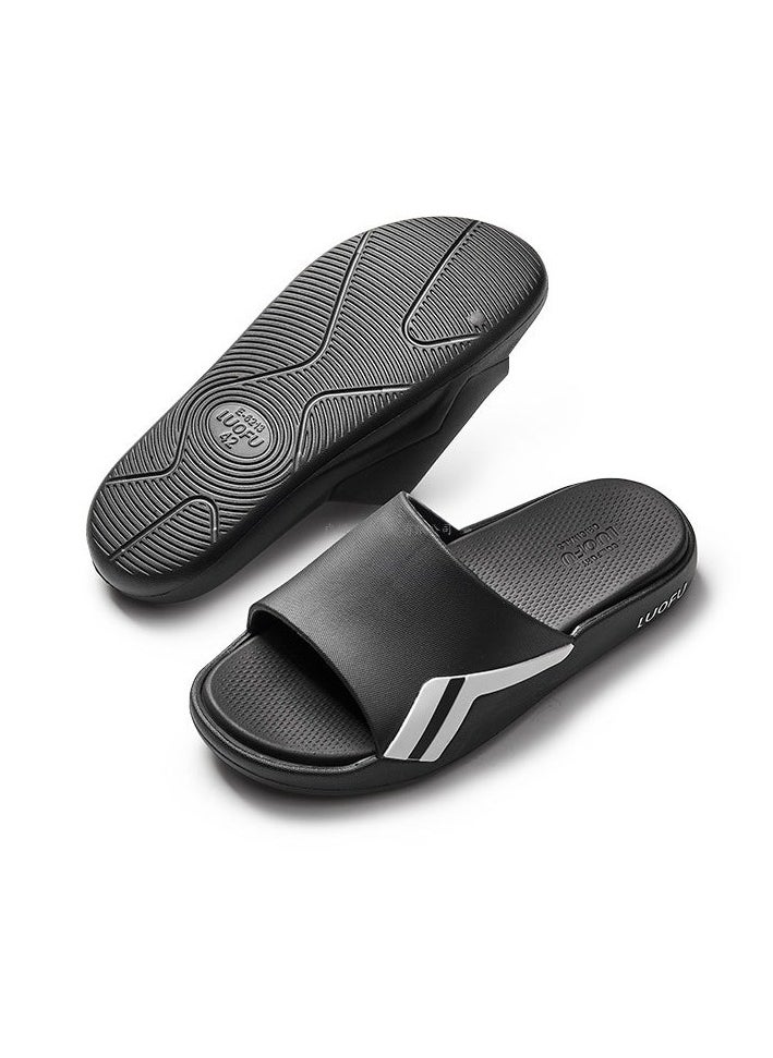 LUOFU Luofu Men’s Comfortable Slide Slippers – EVA Non-Slip Waterproof Casual Footwear – Ideal for Everyday, Outdoor, and Shower Use – Lightweight, Soft Sole Sandals  - Image 4