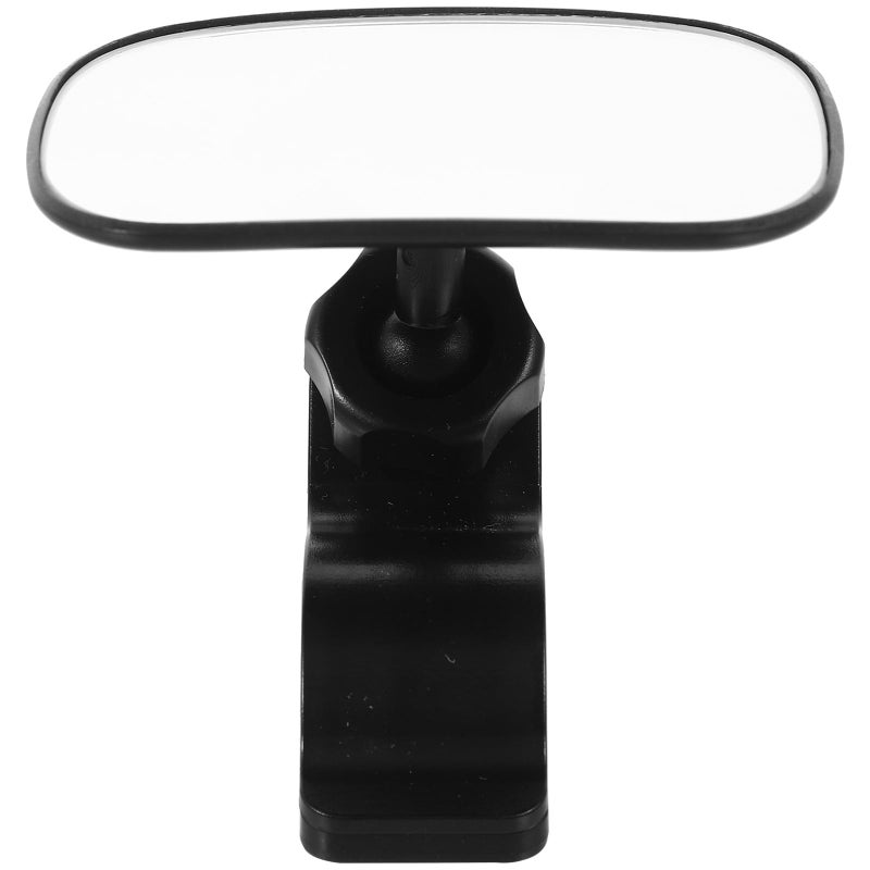 Wide Angle Backseat Mirror Adjustable Clip For Car Interior Safety Rear View - Image 2