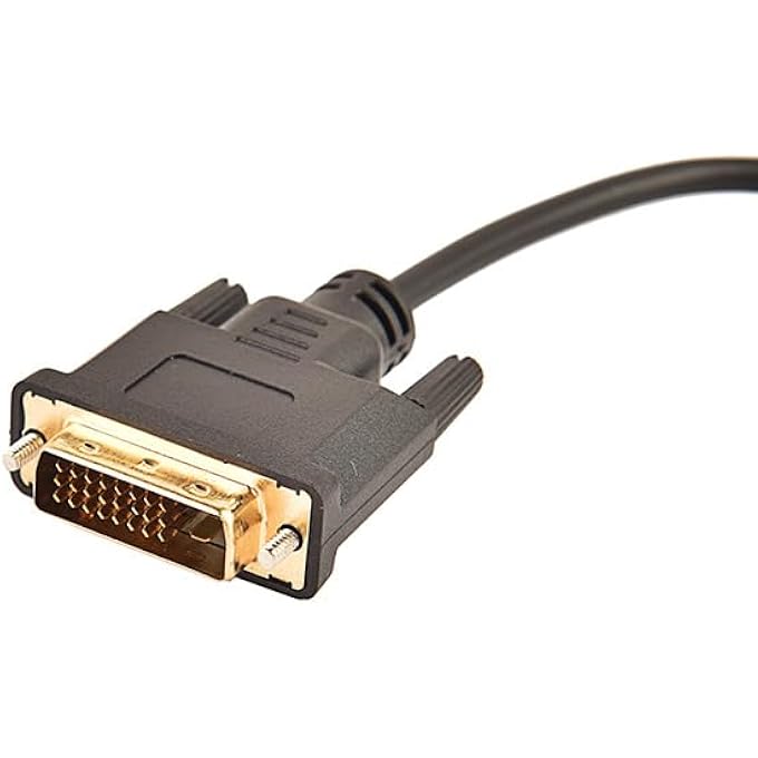 rayihni DVI TO HDMI ADAPTER, DVI-D (24+1) MALE TO 2X HDMI FEMALE 19-PIN SPLITTER ADAPTER HDMI CABLE, HIGH SPEED ADAPTER CABLE FOR HDTV, FULL HD 1080P, TV, PROJECTOR, PC - Image 2