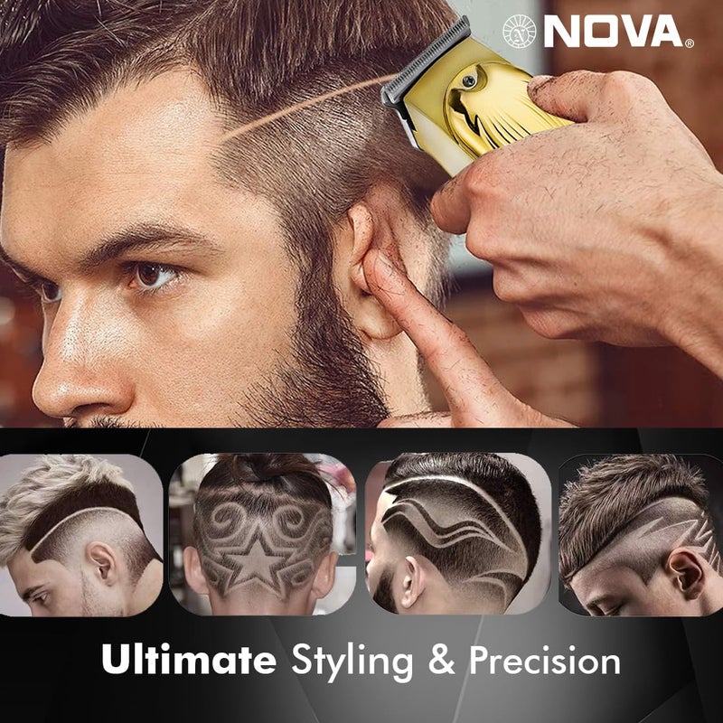 NOVA NHT 1102 Trimmer 120 min Runtime 4 Length Settings Gold - Image 5