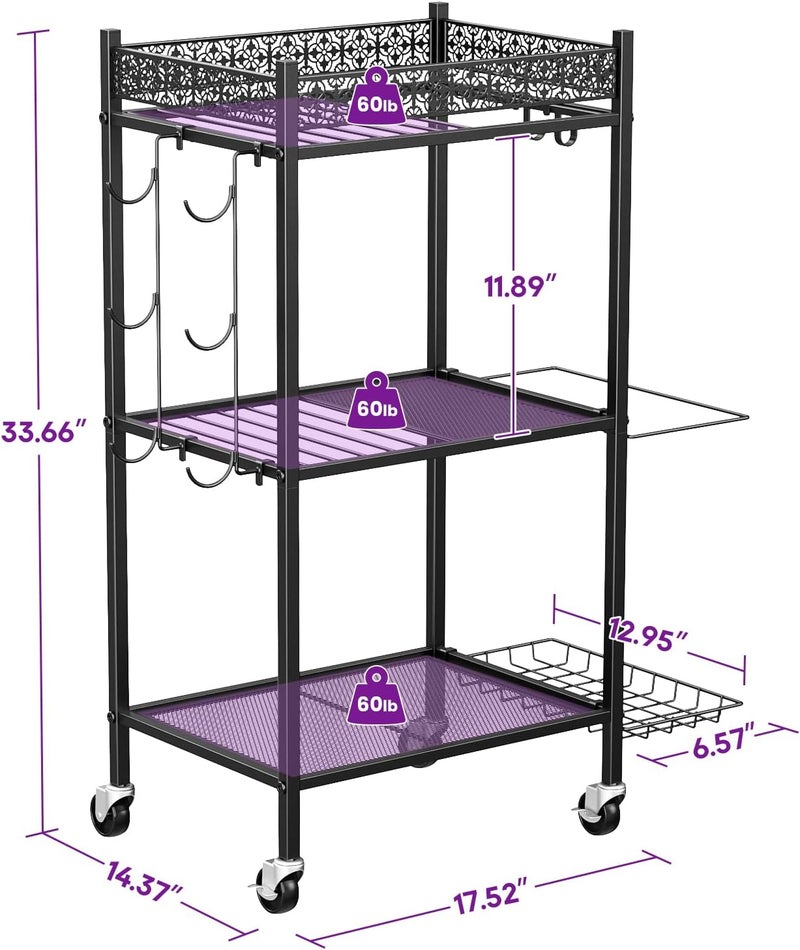 VOPEAK Yoga Mat Storage Rack, Home Gym Storage Rack Yoga Mat Holder, Workout Storage for Yoga Mat, Foam Roller, Gym Organizer Gym Equipment Storage for Home Exercise and Fitness Gear (Metal) - Image 5