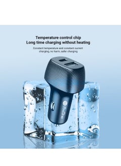 ProOne ProOne Mini 24W Dual USB Car Charger – Alloy Car Adapter with Blue LED, 5V-2.4A Output, Ultra-Compact Design, Compatible with iPhone 12/12 Pro/11/11 Pro/XR/Xs/Max/X, iPad Pro/Air 2/Mini, Galaxy  - Image 4
