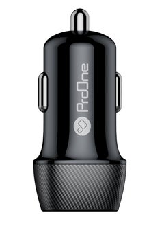 ProOne ProOne Mini 24W Dual USB Car Charger – Alloy Car Adapter with Blue LED, 5V-2.4A Output, Ultra-Compact Design, Compatible with iPhone 12/12 Pro/11/11 Pro/XR/Xs/Max/X, iPad Pro/Air 2/Mini, Galaxy  - Image 3