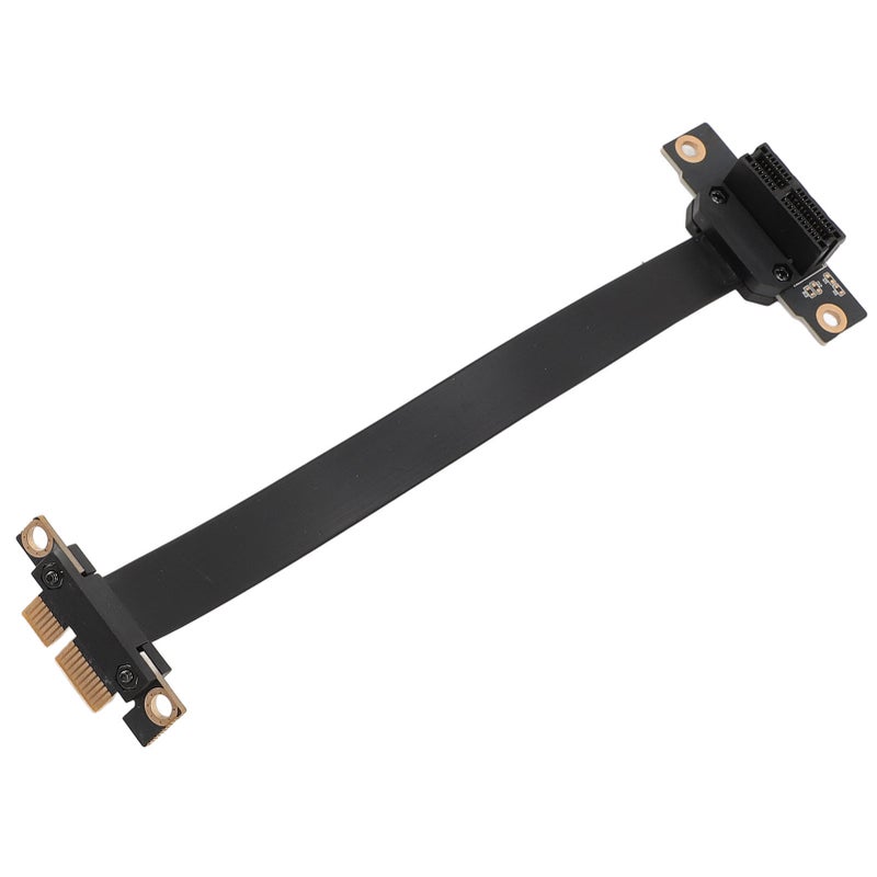 PCIe 3.0 X1 Riser Cable 8Gbps High Speed Dual 90 Degree Right Angle PCI Express 3.0 X1 Extension Cable for 1U 2U 30cm / 11.8in Length - Image 5