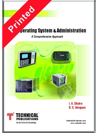 UNIX OPERATING SYSTEM AND ADMINISTRATION - pzsku/Z5FB5296587646A4F0CB9Z/45/_/1731331208/95156f94-c253-43d4-9339-128d45b7a005