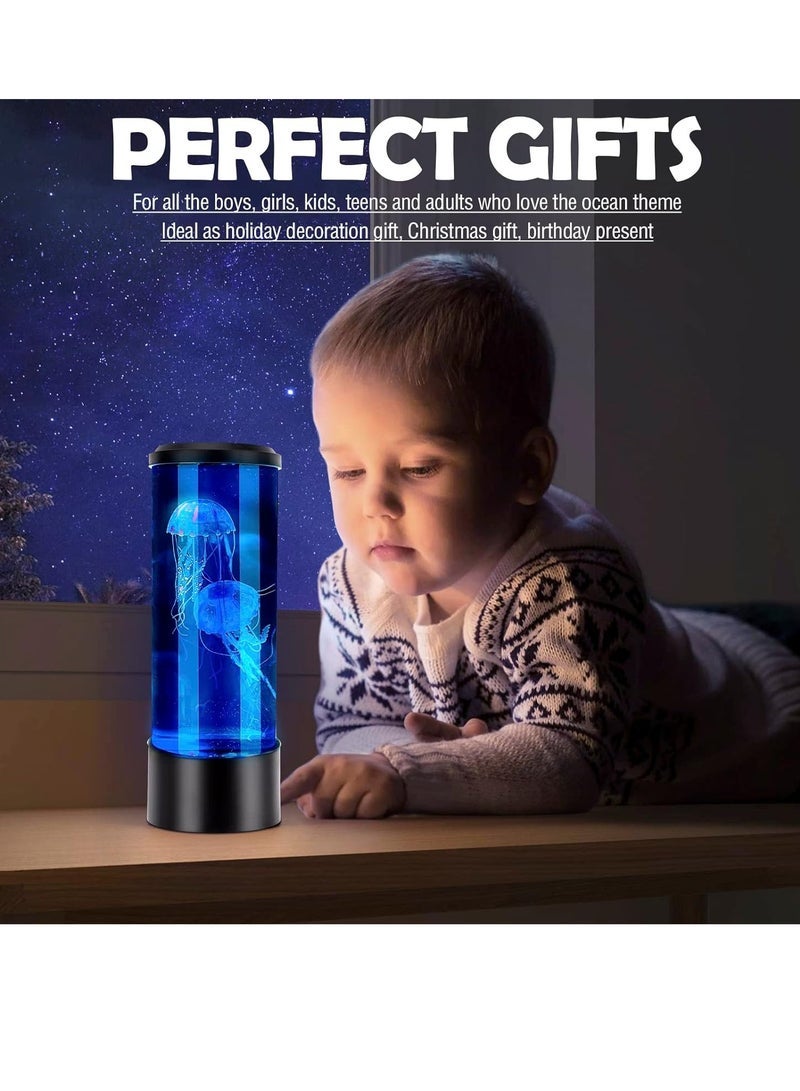 Jellyfish Lava Aquarium Lamp With Colour Changing LED Light - Image 3